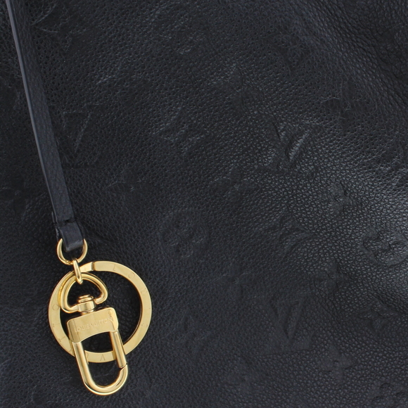 Louis Vuitton Artsy MM Noir Black Leather One-Shoulder Amplant - Picture 7 of 8